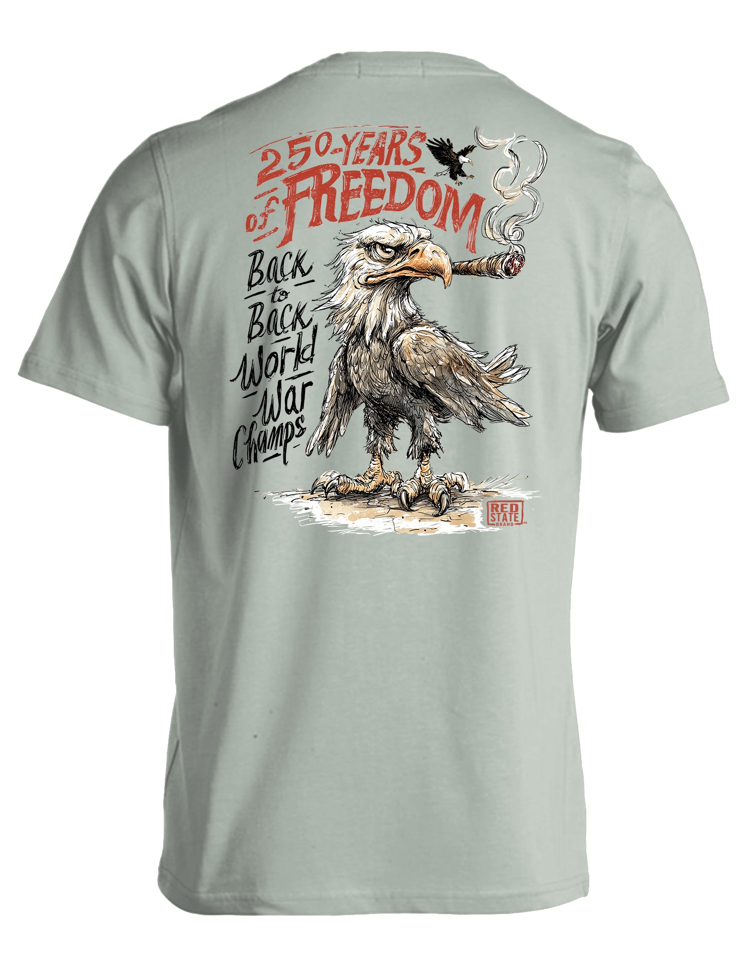 RED STATE BRAND BACK TO BACK EAGLE BAY