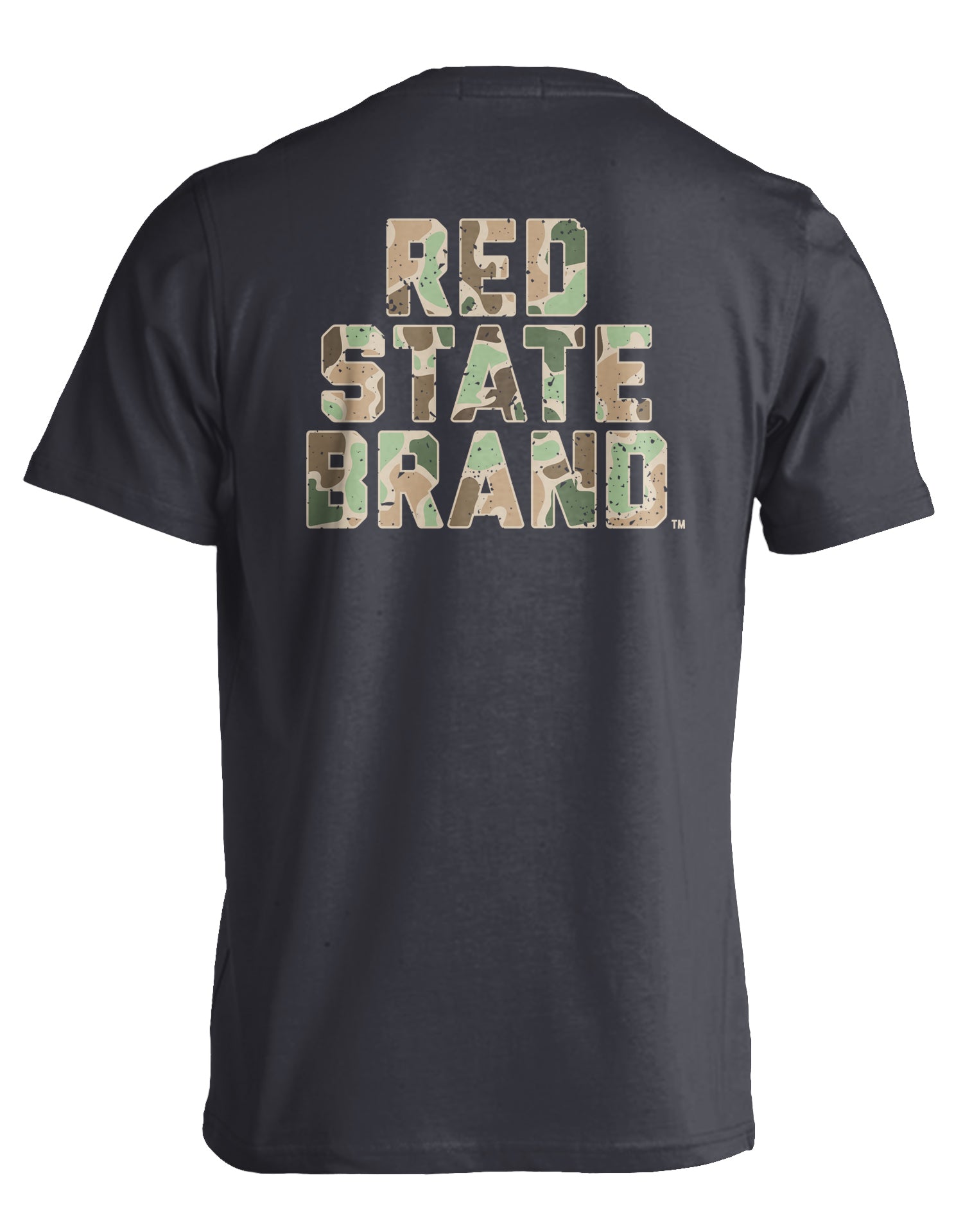 RED STATE BRAND BLOCK LETTER CAMO GRAPHITE