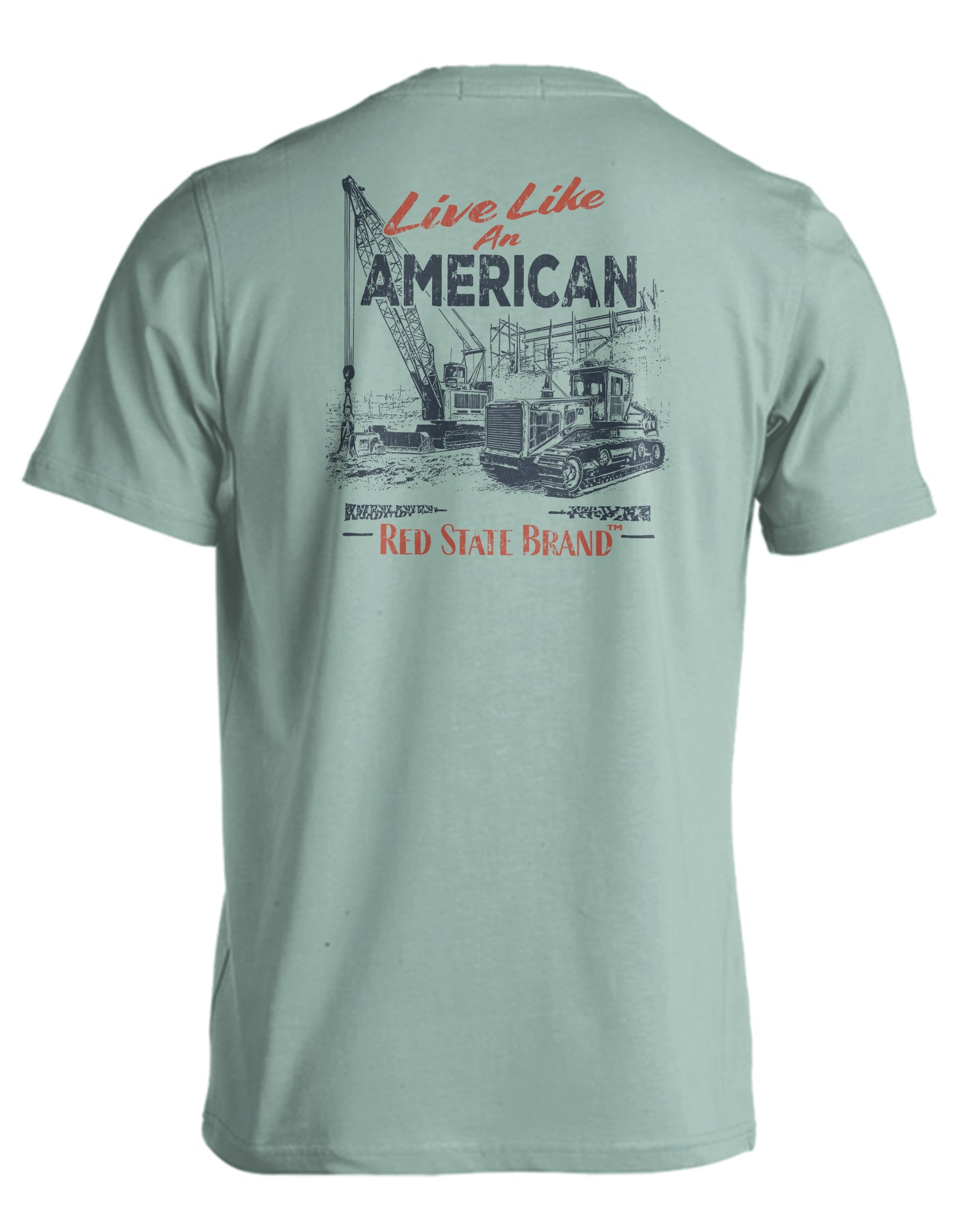 RED STATE BRAND LIVE AMERICAN, CONSTRUCTION BAY