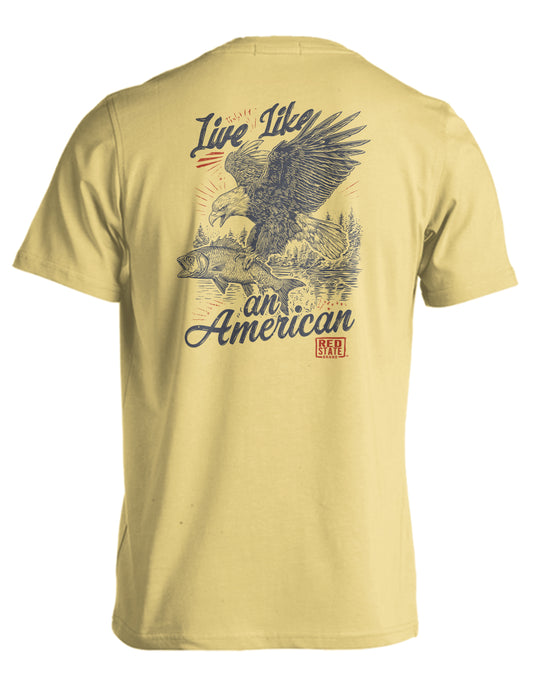 RED STATE BRAND LIVE AMERICAN, EAGLE BUTTER