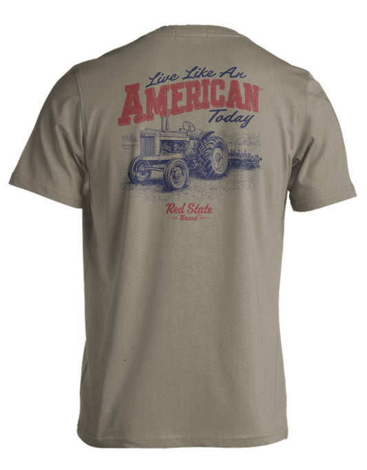 RED STATE BRAND LIVE AMERICAN, TRACTOR KHAKI