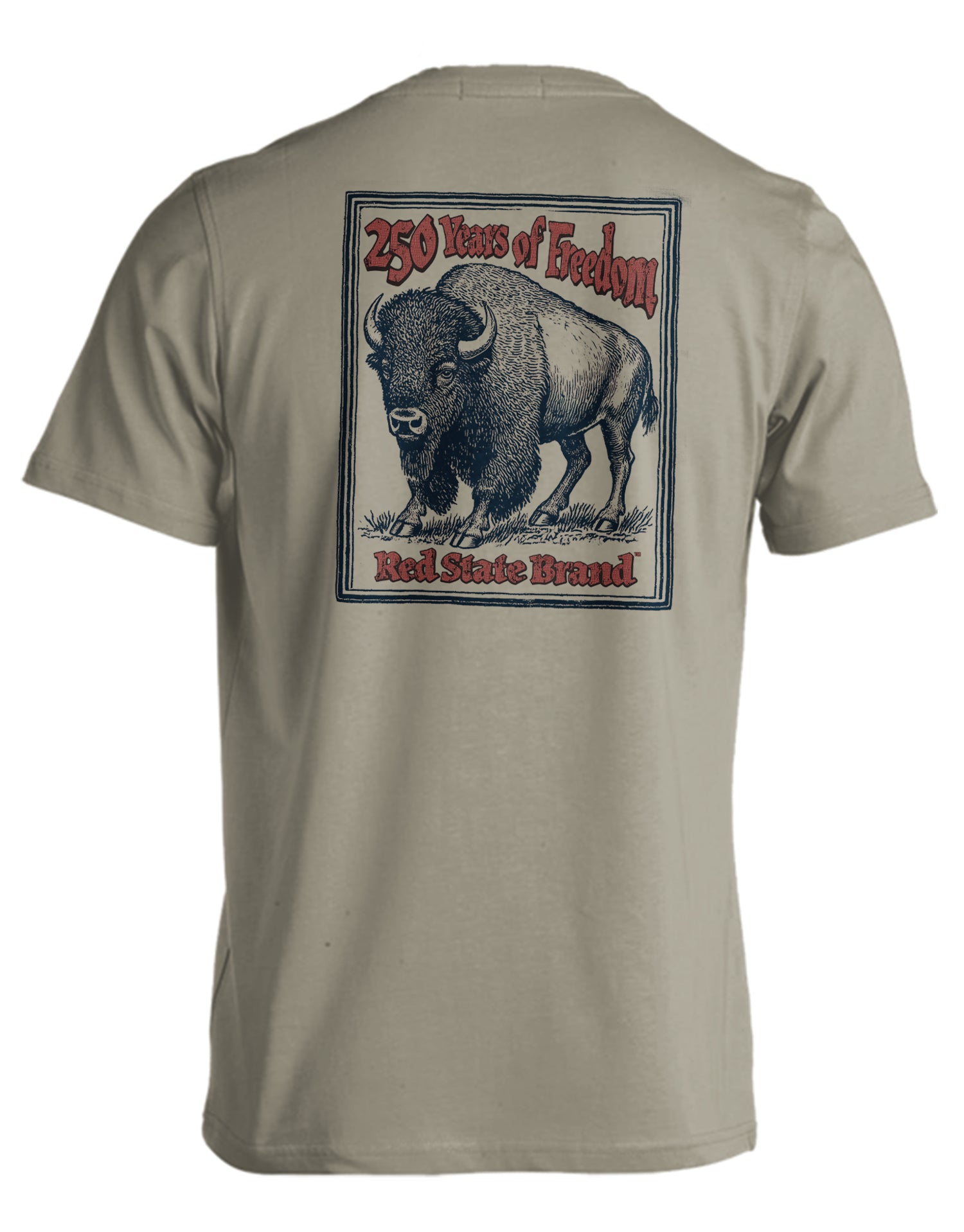 RED STATE BRAND RED STATE - VINTAGE FREEDOM, BISON SANDSTONE