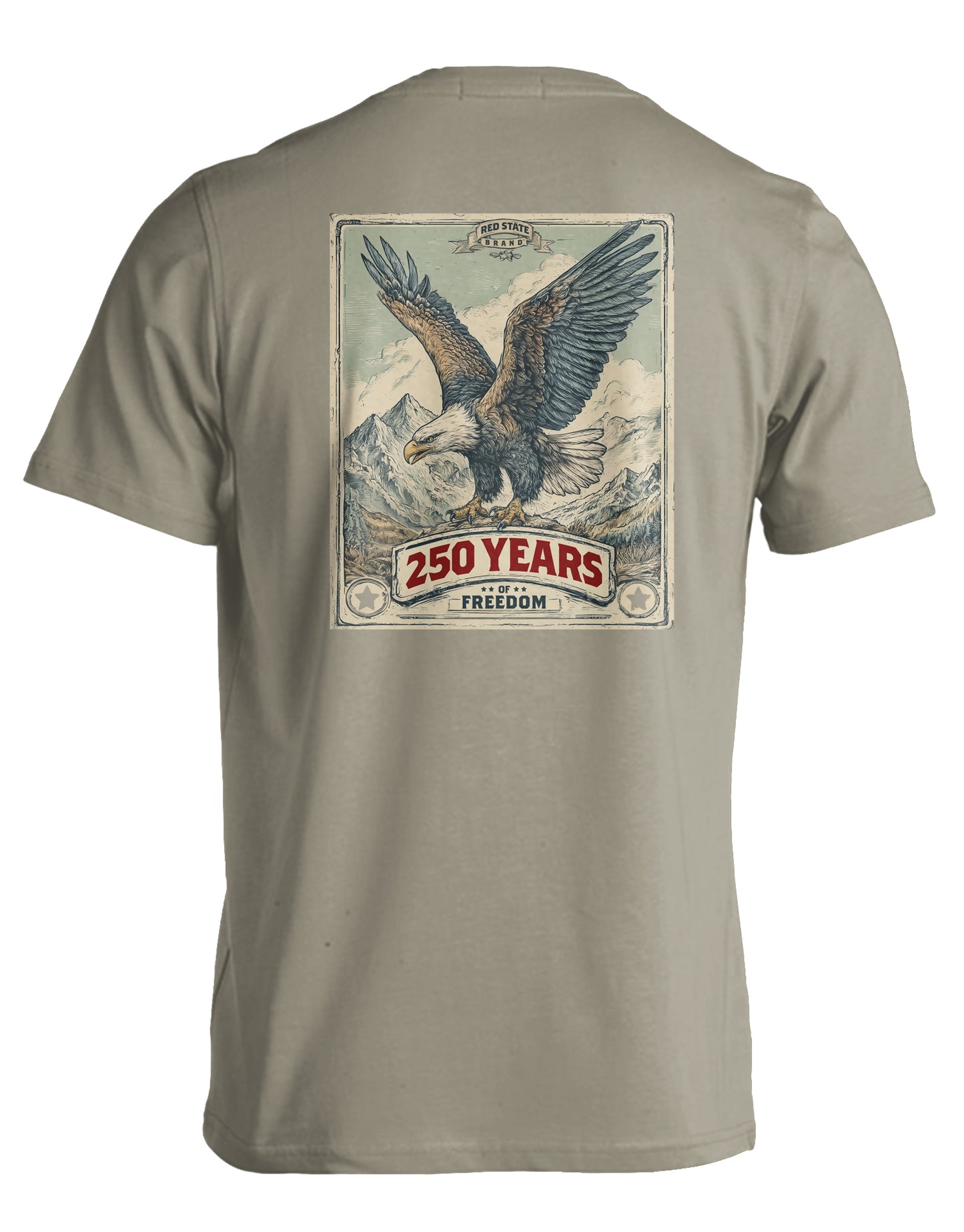 RED STATE BRAND VINTAGE FREEDOM, EAGLE SANDSTONE