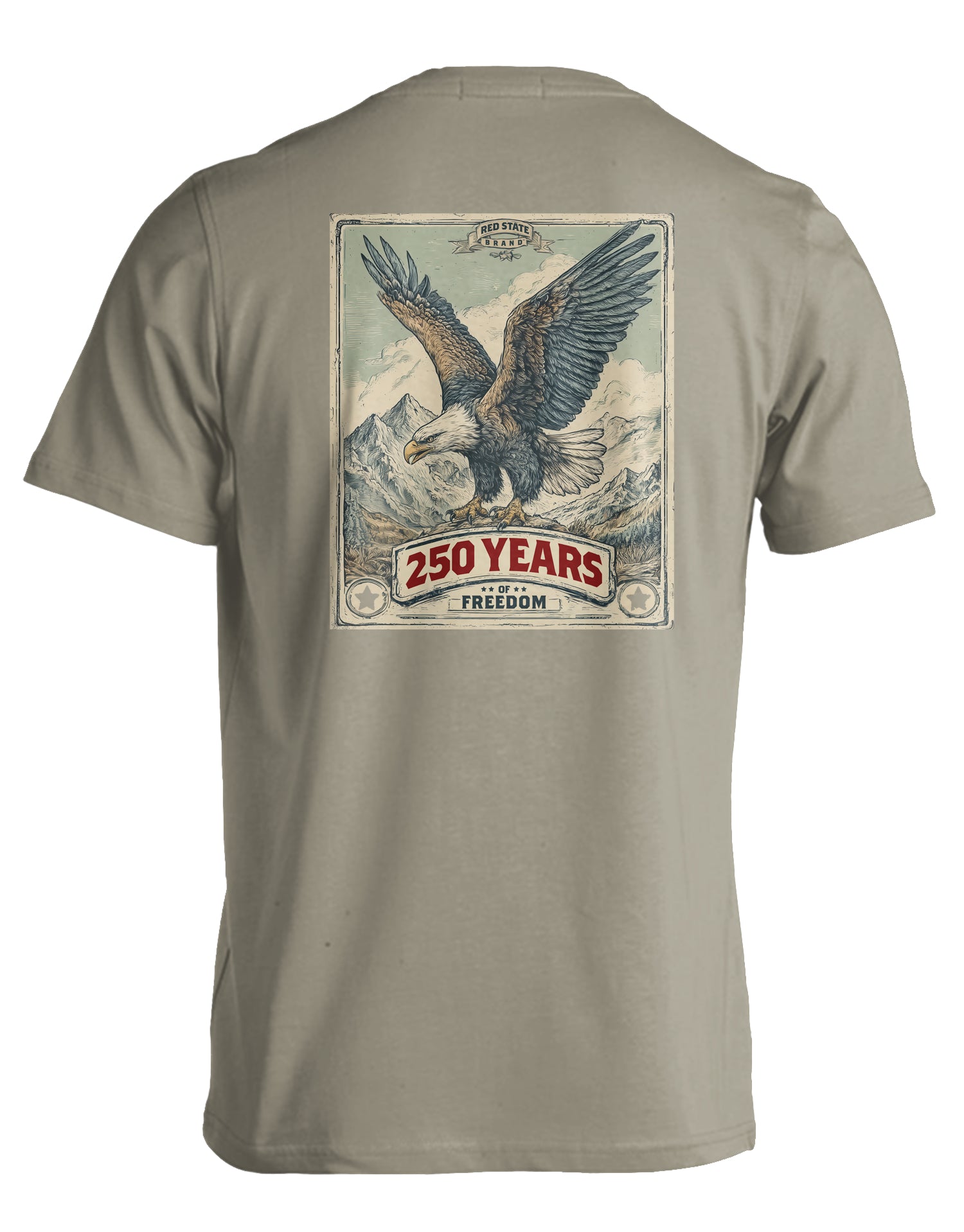 RED STATE BRAND VINTAGE FREEDOM, EAGLE SANDSTONE